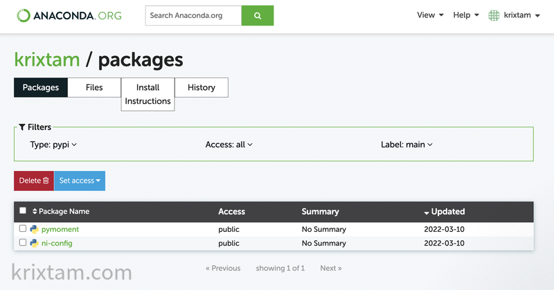 上传个package，不容易